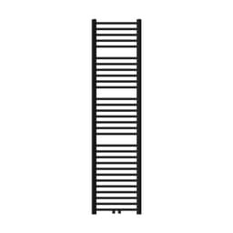 Badrumsradiator Sahara central anslutning, svart 40x180cm