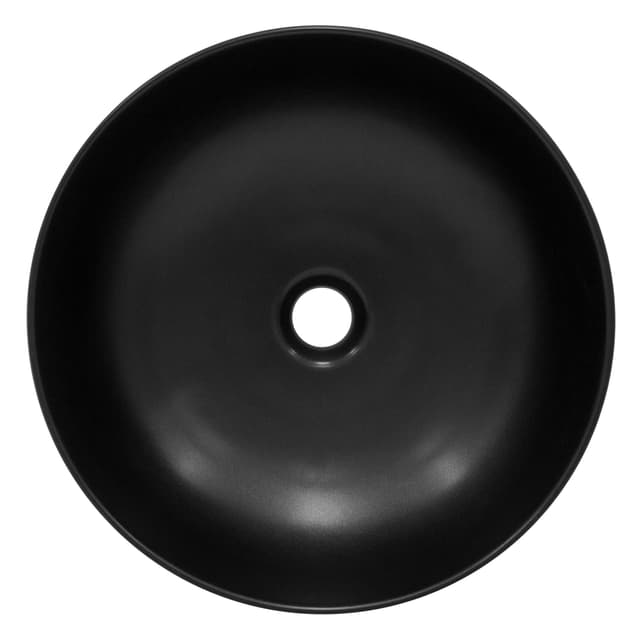 ECD Germany tvättställ - 400 x 400 x 135 mm - tillverkat av keramik vit