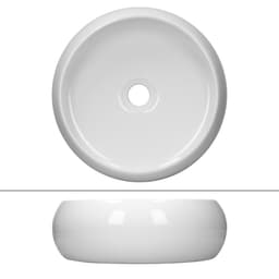 Keramiskt handfat med bänkskiva handfat handfat handfat handfat handfat Ø 350 mm