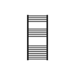 Badrumsradiator Sahara 600x1200 mm svart matt LuxeBath