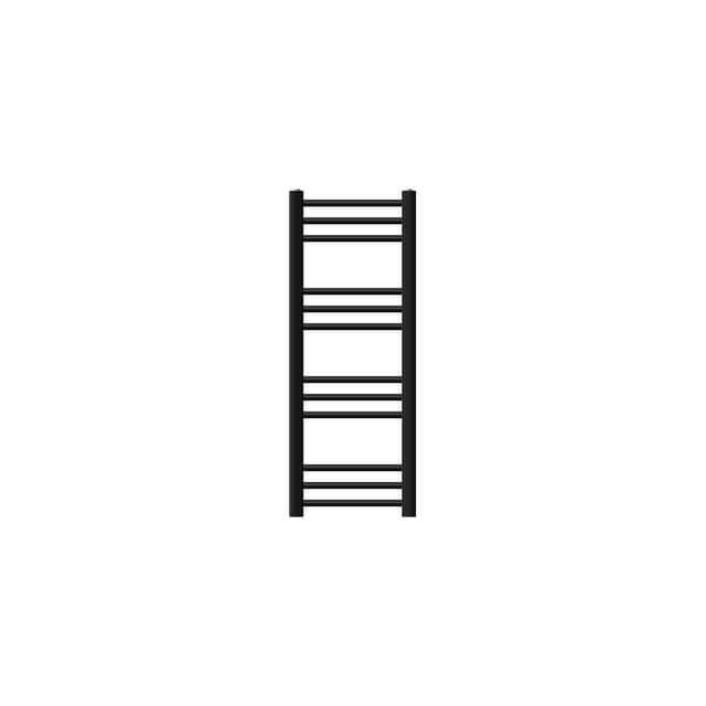 Badrumsradiator Sahara sidoanslutning, svart 30x80cm