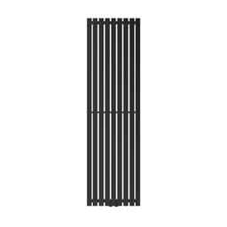 Badrumsradiator Stella 480x1600 mm svart matt LuxeBath