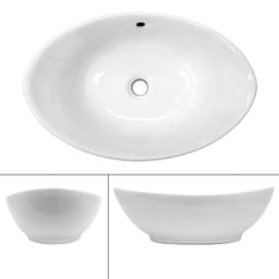 Keramiskt handfat bänkskiva bänkskiva handfat handfat 590 x 390 mm