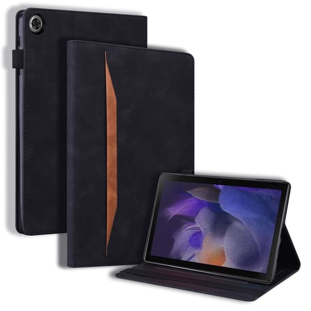 SKALO Samsung Tab A9+ PU-Läder Fodral - Svart