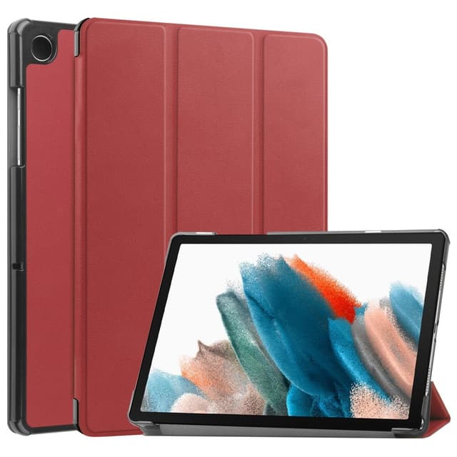 SKALO Samsung Tab A9+ Trifold Fodral - Vinröd