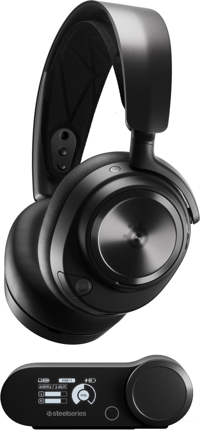 SteelSeries Arctis Nova Pro trådlöst gaming headset (för PS5, svart)