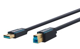 Sovitinkaapeli USB-A:sta USB-B 3.0:aan