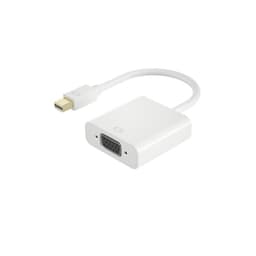 DisplayPort Mini DP till VGA adapterkabel 1080P 60Hz Valkoinen