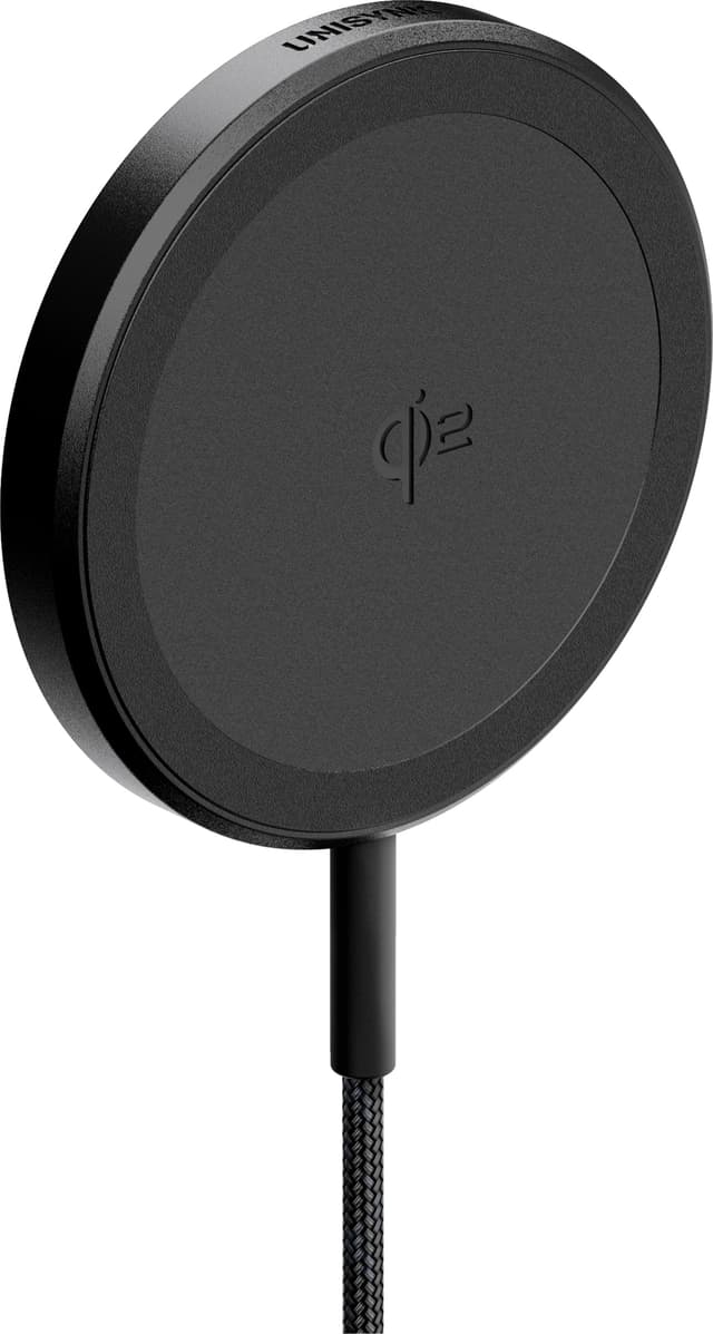 Unisynk Qi2 15 W trådlös laddare (svart)