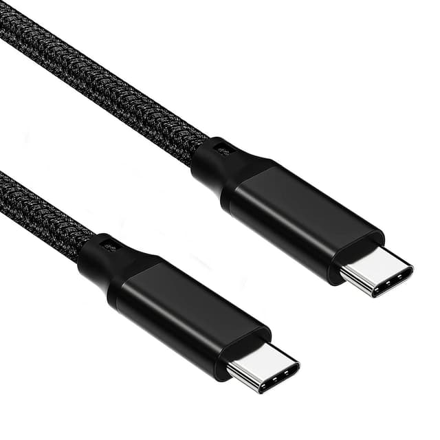 NÖRDIC 3m USB3.2 Gen2 SuperSpeed ​​​​USB 10Gbps USB-C til C PVC-kabel med strømforsyning 100W, 4K60Hz video og Emarker