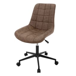 ML-Design Toimistotuoli, ruskea, keinonahka, korkeussäädettävä