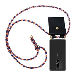 Nokia 5.1 PLUS / X5 Etui Cover Kæde (Blå)