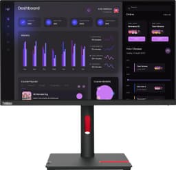 Lenovo ThinkVision T24i-30 23.8" LCD skjerm 63CFMATXEU (raven black)