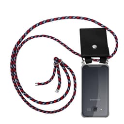 Samsung Galaxy J5 2015 Deksel med Halskjede (blå)