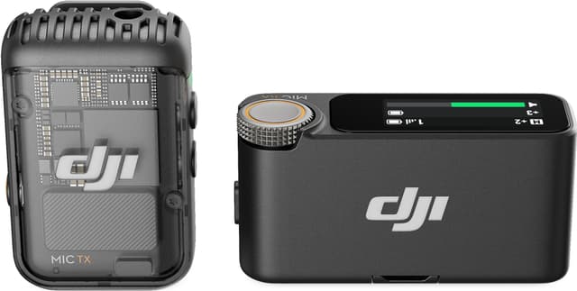 DJI Mic 2 trådlöst videomikrofonset (svart)