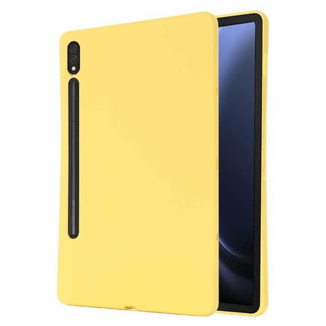 Liquid silikone cover Samsung Galaxy Tab S9 FE - Gul