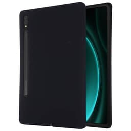 Liquid silikone cover Samsung Galaxy Tab S9 FE Plus - Sort