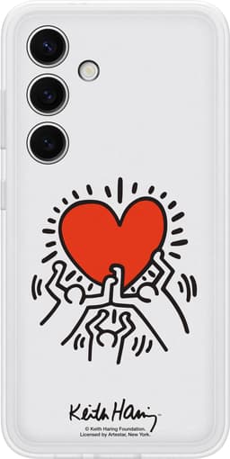 Samsung Galaxy S24 Flipsuit deksel (hvit)