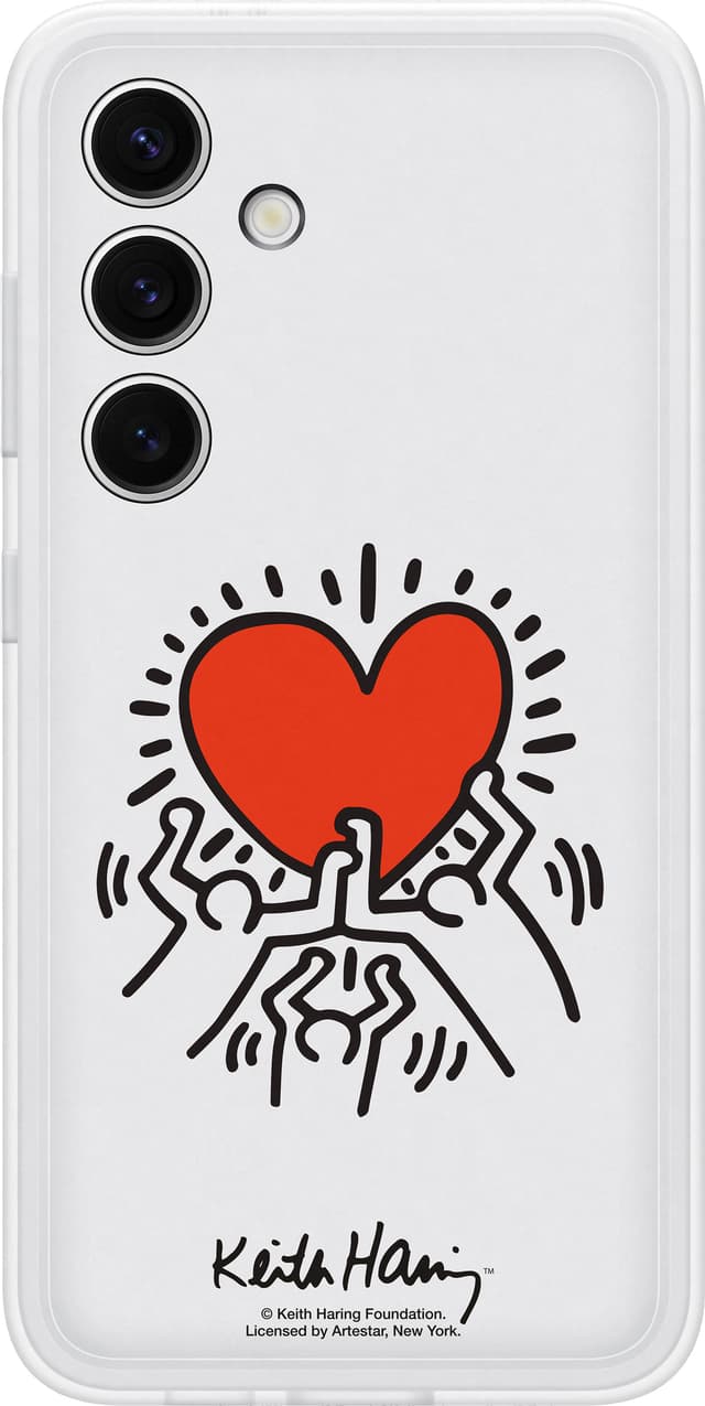 Galaxy S24 Flipsuit fodral (vitt)