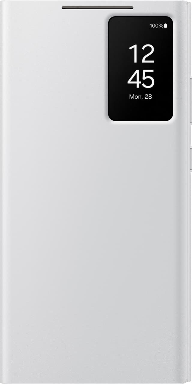 Galaxy S24 Ultra Smart View Plånboksfodral (vitt)