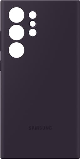 Samsung Galaxy S24 Ultra silikondeksel (mørk fiolett)