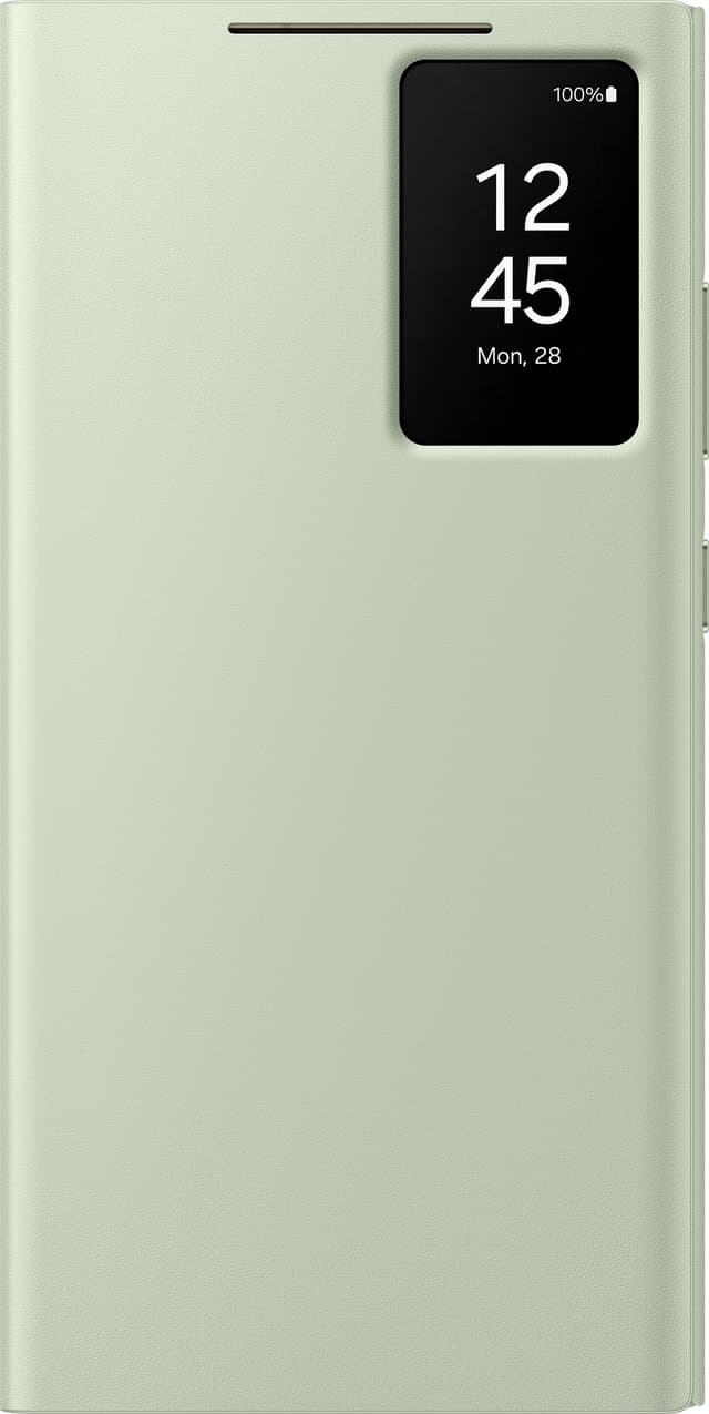 Samsung Galaxy S24 Ultra Smart View Plånboksfodral (grönt)