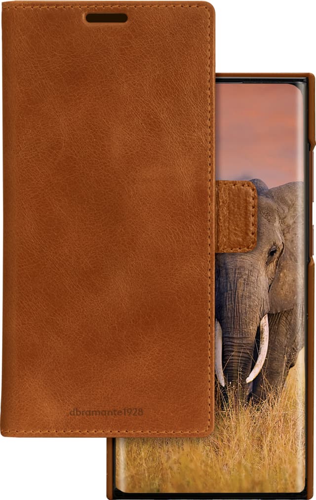 Dbramante1928 Lynge Samsung Galaxy S24 Ultra plånboksfodral (brunt)