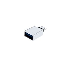 USB C USB 3.1 adapter aluminiumslegering Sølv