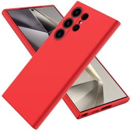 Liquid silikondeksel Samsung Galaxy S25 Ultra - Rød