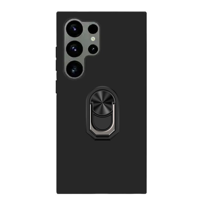 TPU sormuskotelo Samsung Galaxy S24 Ultra - Musta