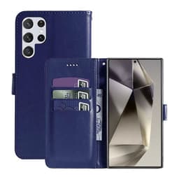 Plånboksfodral 3-kort Samsung Galaxy S24 Ultra - Mörkblå