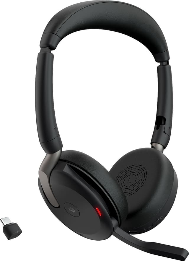 Jabra Evolve2 65 USB-C ワイヤレスヘッドセット Jabra Evolve2 65 Flex USB-C Trådløst Headset (MS Teams) - Elkjøp