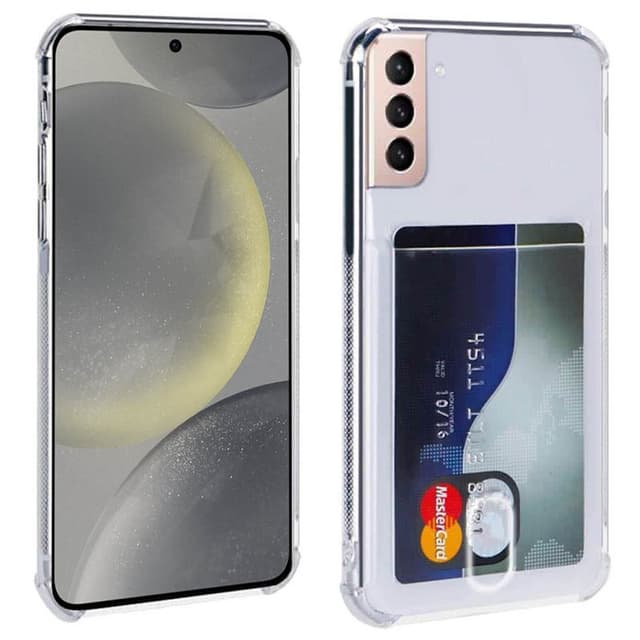 Silikonikotelo ja kolikkopaikka Samsung Galaxy S24 Plus