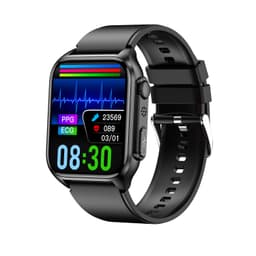 Smartklokke med EKG PPG-puls, søvnmonitor, stressovervåking IP68