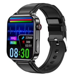 Smart klocka med puls, sömnmonitor, stegräknare IP68