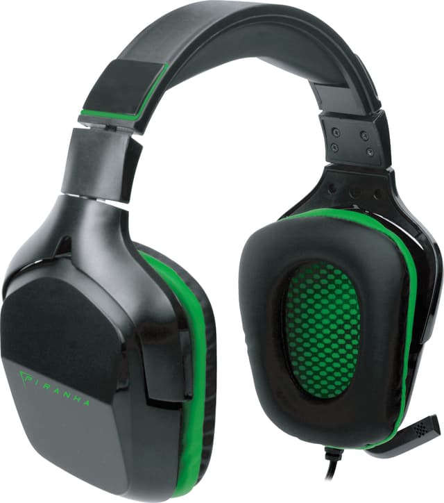 Piranha HX90 gaming headset (sort & grønn)