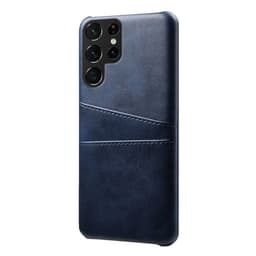 Retro kuori korttipaikoilla Samsung Galaxy S25 Ultra - Sininen