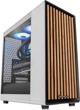 PCSpecialist North 100 i7-14F/16/1000/4070 Super gaming-PC (hvit)