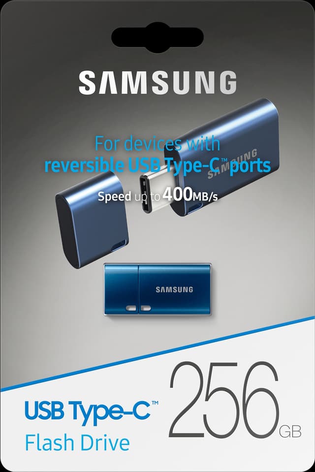 Samsung USB Type C minnepenn 256 GB (blå)