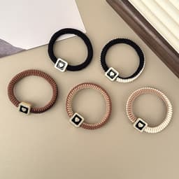 Elastiska hårband Scrunchy hårband Rep 10-delade Modell 3