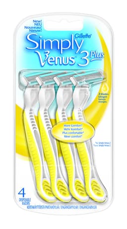 Gillette Simply Venus 3 Plus Female Manual Ladyshaver