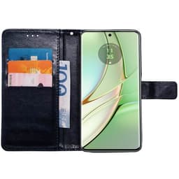 Wallet cover 3-kort Motorola Edge 40 5G - Mørkeblå