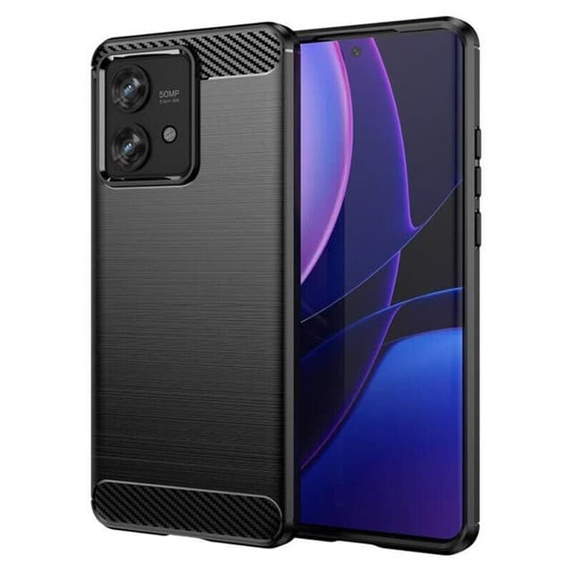 Borstat silikon skal Motorola Edge 40 Neo - Svart