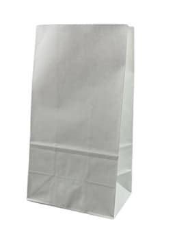 Kraftpapir gavepapirposer 10 stk Hvit M