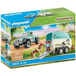 Playmobil Bil med hästtrailer
