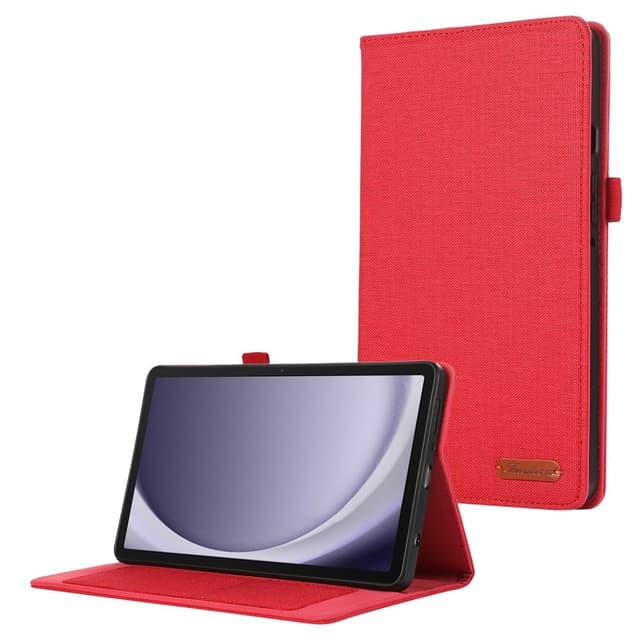 Samsung Galaxy Tab A9 Sammenleggbart deksel kortholder Stofftekstur