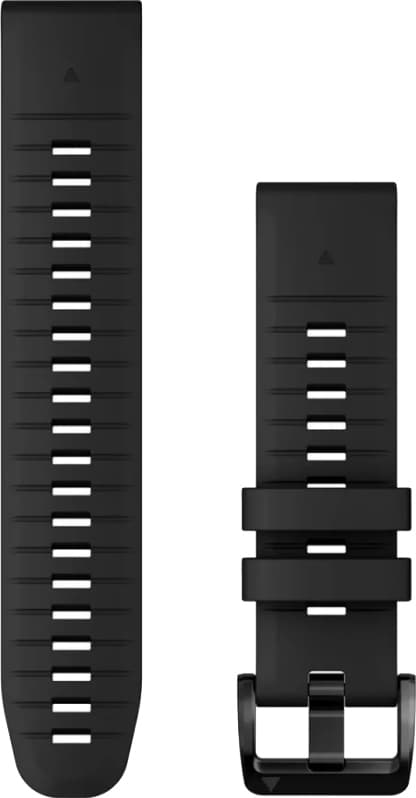 Garmin 22mm QuickFit klokkerem av silikon (sort)