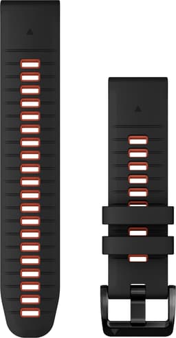 Garmin 22 mm QuickFit Silikon klockarmband (röd)
