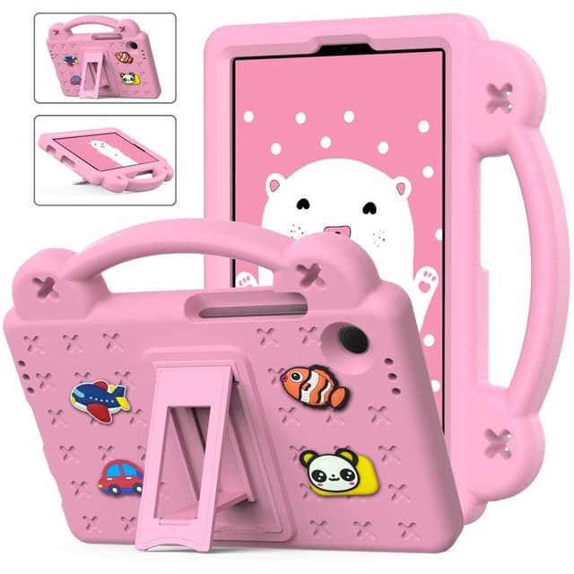 Til Samsung Galaxy Tab A9 EVA Foam Stativdeksel - Rosa