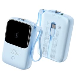 10000mAh rask bærbar powerbank Super hurtiglading USB-C 22.5W